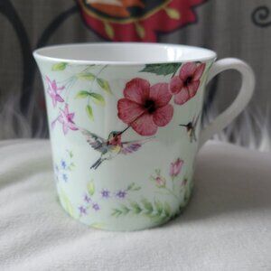 New with Tags Hummingbird & Floral Mug - Home Goods